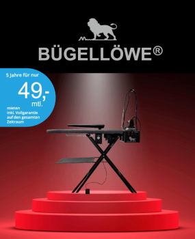 BÜGELLÖWE ® - gewerbliche Bügelstation