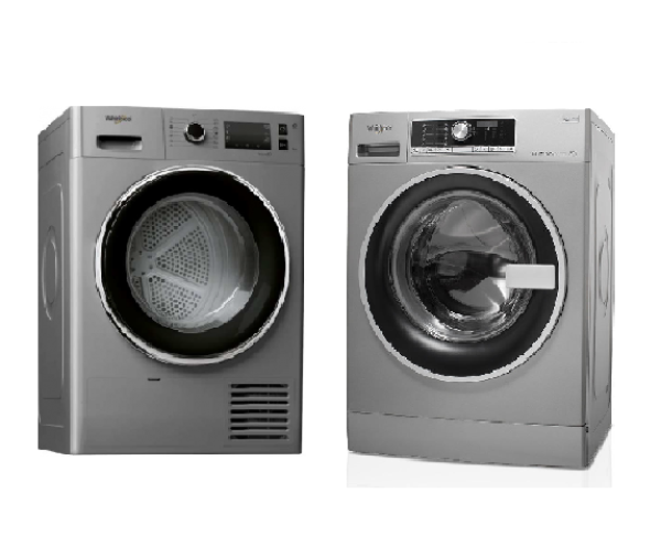 Whirlpool Pro 8 kg Waschmaschine und Trockner im SETund Trockner im